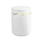 Bestattungen Pfaffinger Mendig Andernach Kell Urne AQUA BRISE Urne weiss gold