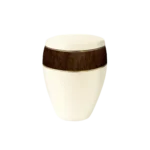 Bestattungen Pfaffinger Mendig Andernach Kell Urne LOOP OMEGA Urne sandbeige Mahagoni