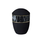 Bestattungen Pfaffinger Mendig Andernach Kell Urne LOOP PURE Urne basalt Onyx