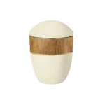 Bestattungen Pfaffinger Mendig Andernach Kell Urne LOOP PURE Urne sandbeige Wurzelholz