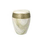 Bestattungen Pfaffinger Mendig Andernach Kell Urne LUXOR SEMI OMEGA Urne Marmor gold