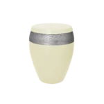 Bestattungen Pfaffinger Mendig Andernach Kell Urne LUXOR SEMI OMEGA Urne sandbeige silber