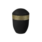 Bestattungen Pfaffinger Mendig Andernach Kell Urne LUXOR SEMI PURE Urne basalt gold