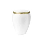 Bestattungen Pfaffinger Mendig Andernach Kell Urne OMEGA Urne weiss gold